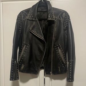 Topshop Black Studded Women's Jacket